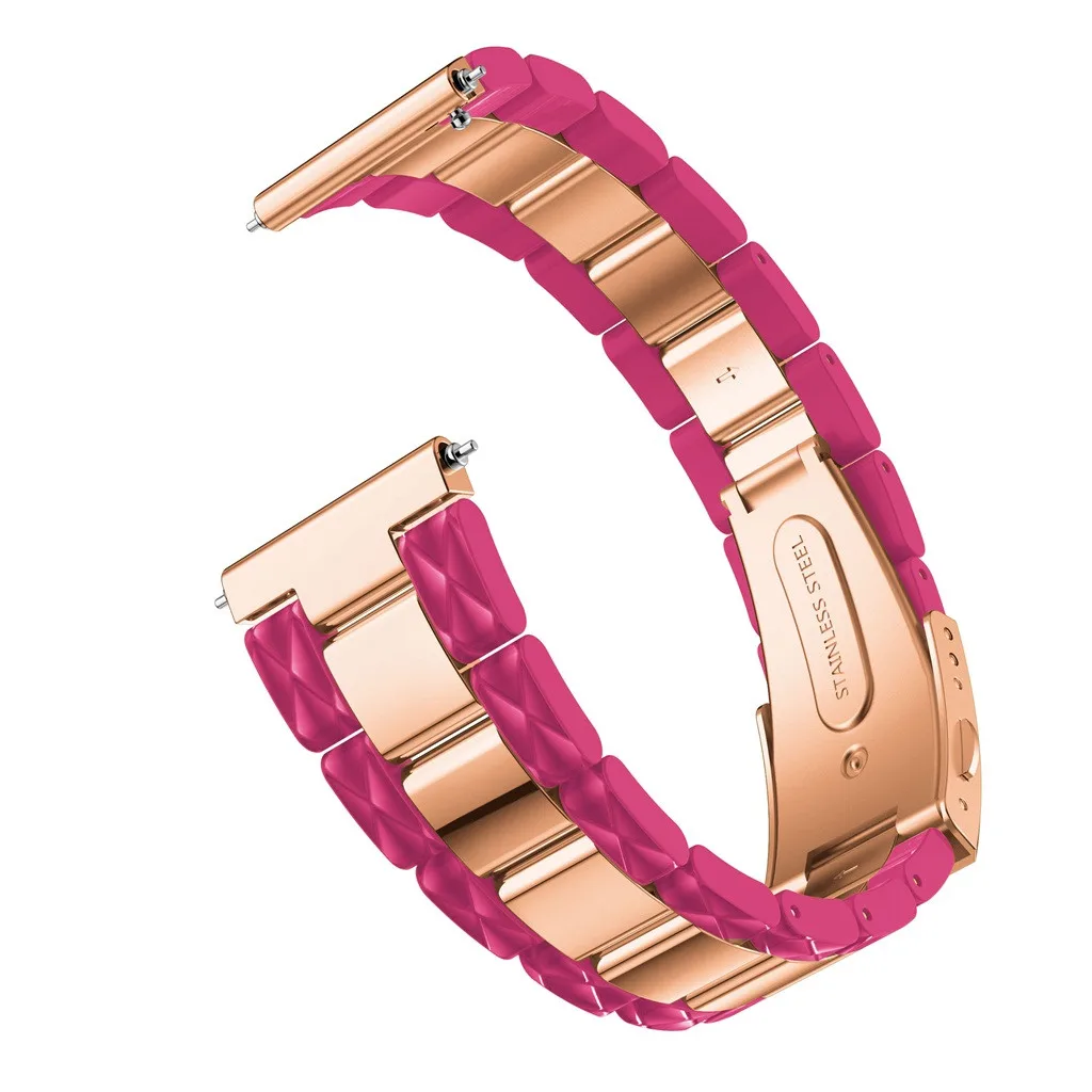 

Stainless steel quick release wrist strap independent brushed buckle strap for Samsung Galaxy watch 42 mm #10