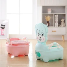 Детский писсуар с мультяшной собакой для мальчиков и девочек, портативный горшок для детей, нескользящее сиденье для обучения горшку для путешествий, горшок для младенцев, детский туалет