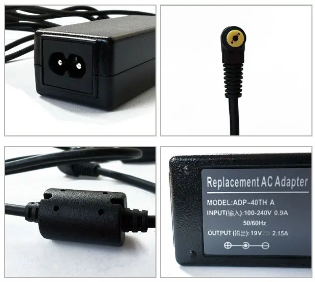 19 В 2.15A 40 Вт Шнур Сетевой адаптер питания зарядное устройство Новый универсальный адаптер питания для Acer Aspire One D255-1268 d255-1625