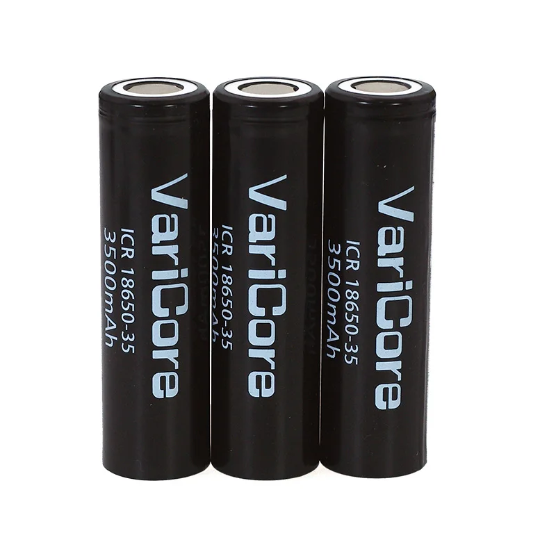 1-6 шт VariCore ICR 18650-35 3500mAh аккумуляторная батарея 3,7 V Высокая емкость для фонарика ues