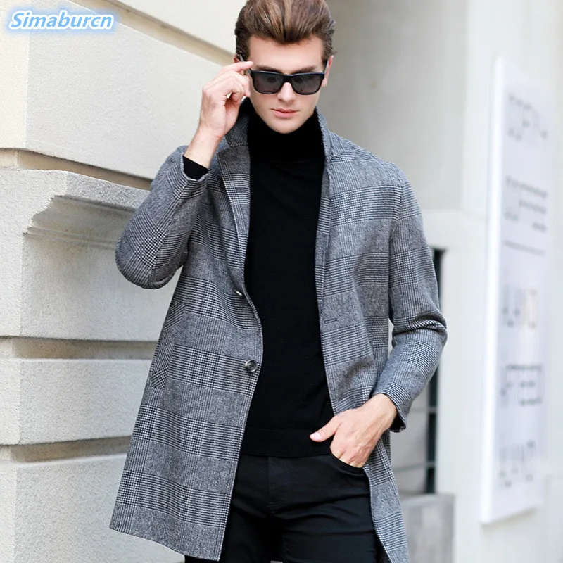 

2018 Autumn Winter Casual New Brand Wool Sweater Men Turn down Collar Slim Fit Male Sweaters Cardigan Fashion High Quality