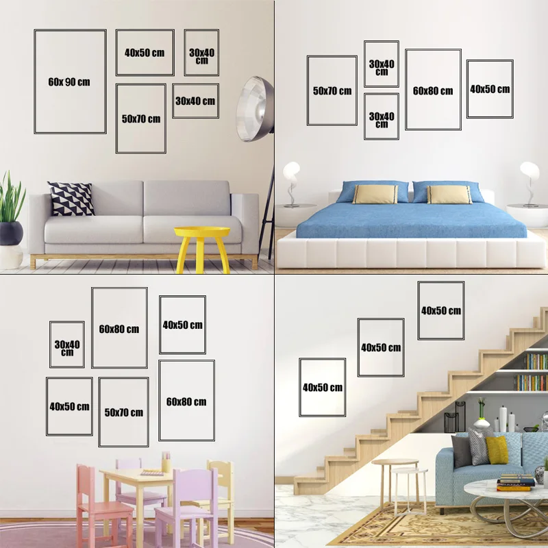 Zhaoyangeng 2 Piece Stranger Things Poster Vintage Abstract Canvas Wall Decoration Wall Paintings for Living Room Kids Bedroom Art 50X70 cm Unframed