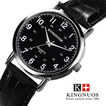 

KINGNUOS 2017 Fashion Quartz Watch Men Watches Top Brand Luxury Male Clock Business Mens Wrist Watch Hodinky Relogio Masculino