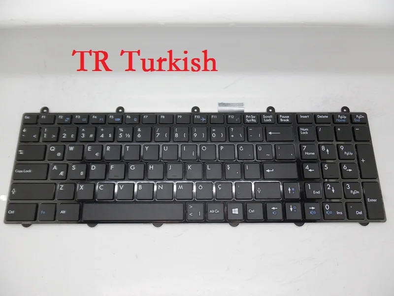 

Laptop Keyboard for MSI GT70 0NC 0ND 0NE 0NG 0NH 2OC 2OD 2OK 2OL 2PC 2PE NE Nordic SP Spanish RU Russian SW Swiss TR Turkish