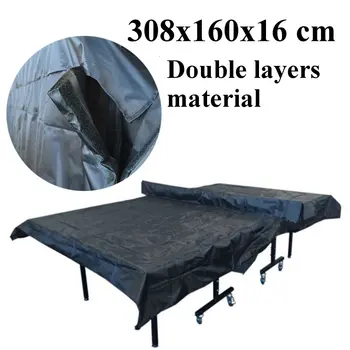 

308x160x16cm Folding Shade Waterproof PingPong Table Storage Cover Table Tennis Sheet Indoor Outdoor Protecter Table Cover