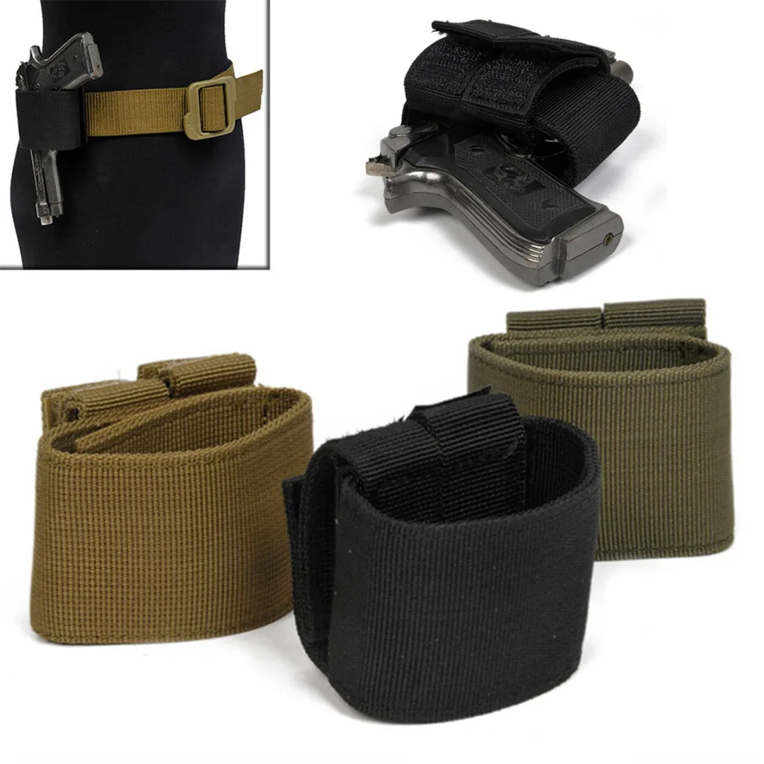 

1PCS Outdoor Tactical Gear Tactical Padded Concealed Pistol Handgun Holster Protect Cover Grip Glove Elastic Carry Holster