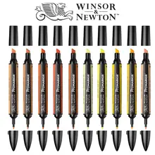 Winsor& Newton ProMarker двойной наконечник графический маркер ручка желтый цвет тональные маркеры