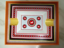 

Ceramic ashtray office porcelain decoration ashtray fashion home living room ashtray gift box packaging 2