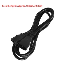IEC 320 3-контактный C14 мужчина к C13 женский основной Удлинительный Шнур питания Кабель 1,8 м