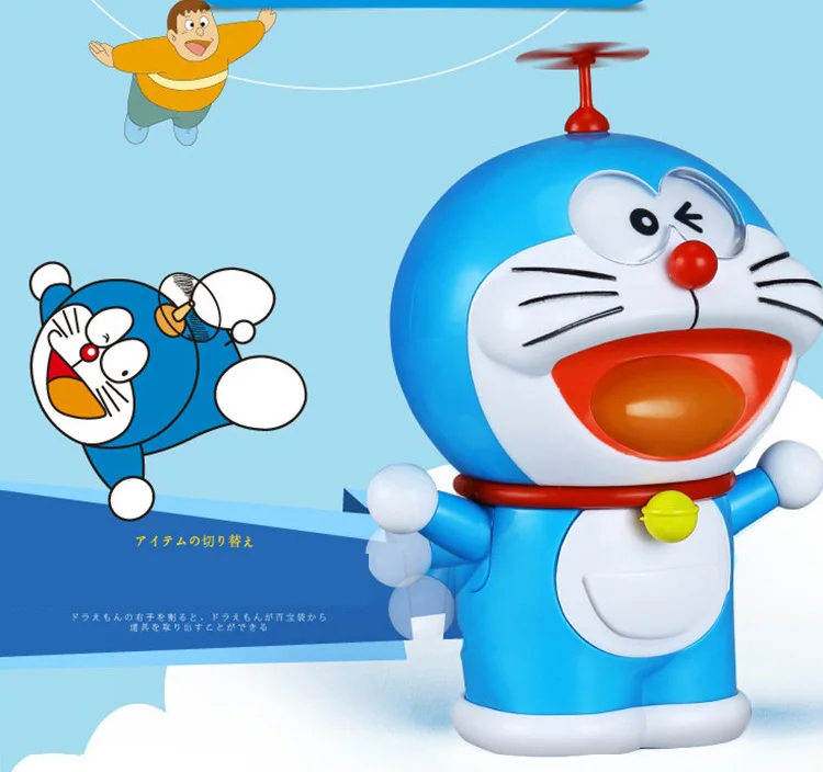 Подлинный Doraemon Робот Духи лицо/глаза-сменные YouTube модные модели наборы Аниме Фигурки Коллекция игрушек для детей