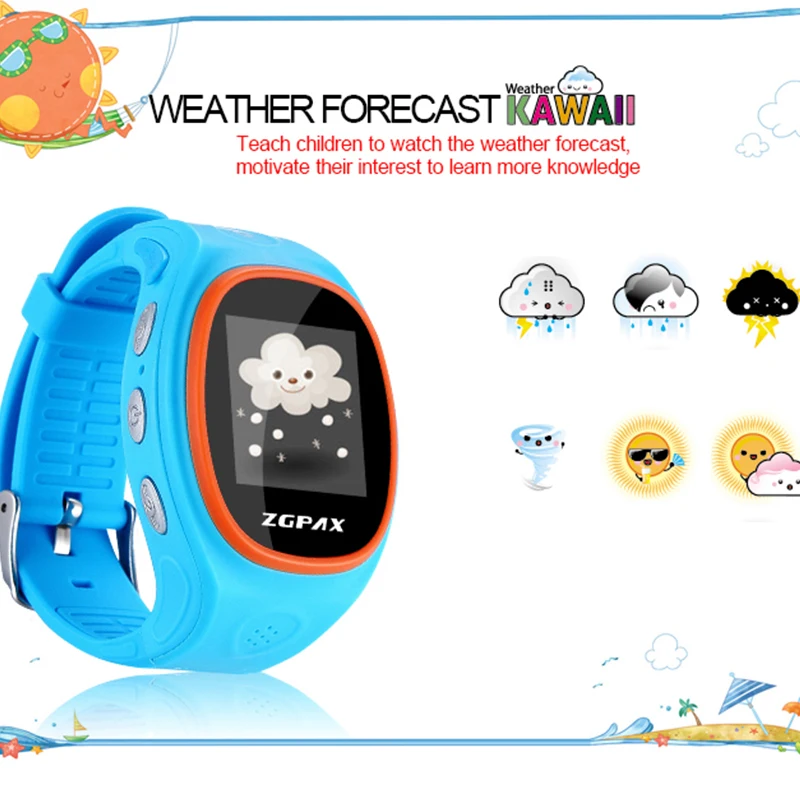 

Bluetooth Children Smart Watch Kid Wristwatch SOS Call GPS Locator Tracker Anti-Lost Smartwatch Child Safe Guard For iOS Android