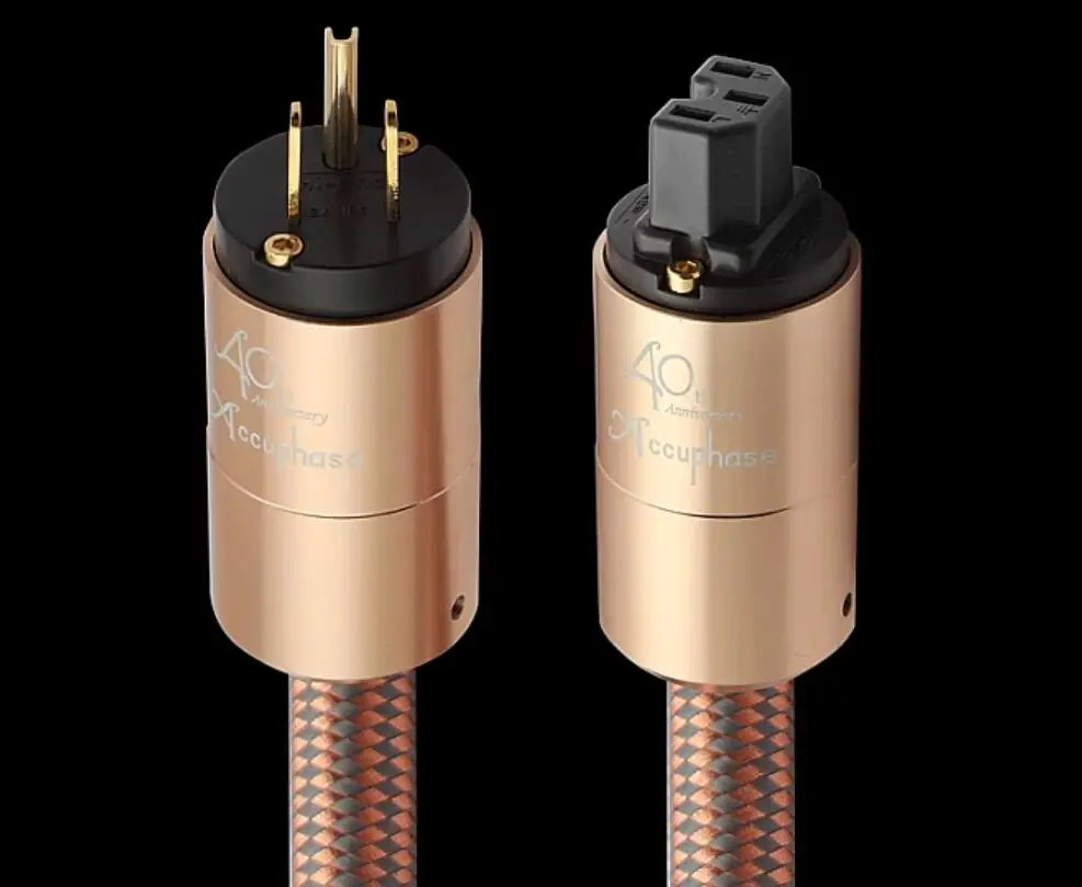 JP Accuphase fever imported power cord AU power cable hifi American standard audio CD amplifier amp EU US plug Power line