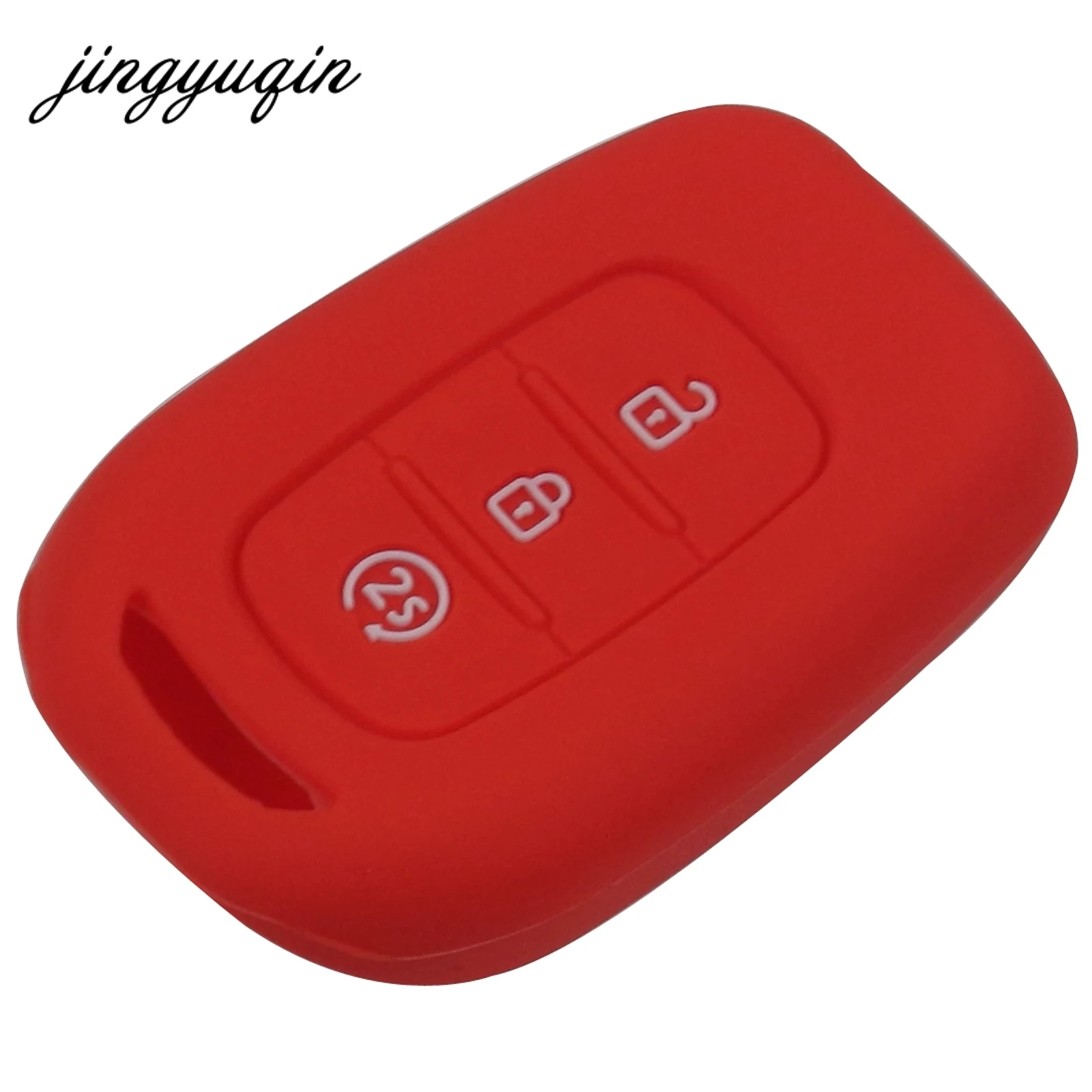 Чехол для ключа с 3 кнопками из силикона Renault Duster Sandero Logan Clio Captur Laguna Scenic|fob cover|remote