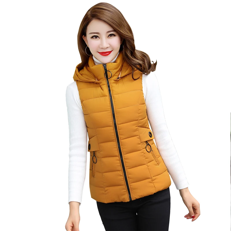 Hndjxxxy Autumn And Winter Women Vest 2018 New Fashion Long Ladies Vest