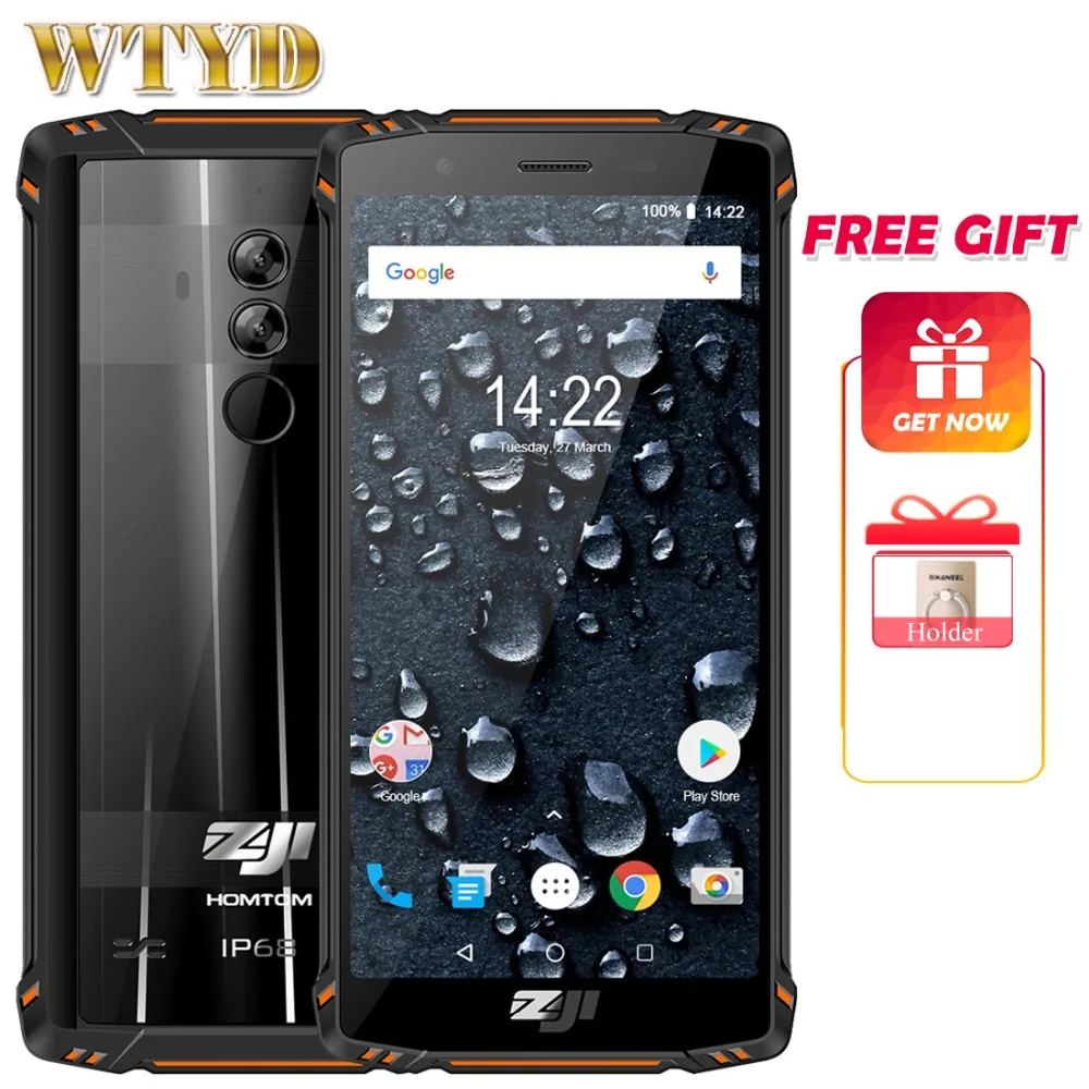 HOMTOM ZOJI Z9 смартфон Helio P23 с 5 7 дюймовым дисплеем ОЗУ 6 ГБ ПЗУ 64 5500 мАч 4G|Смартфоны| |