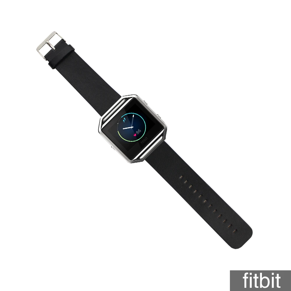 23 мм роскошный кожаный ремешок для часов для fitbit blaze, ремешок на запястье, умные спортивные часы для женщин и мужчин, ремешок для наручных часов из натуральной кожи для fitbit blaze