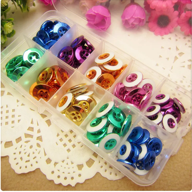 YJHSMY 10 Style 50pcs/Lot 15mm advanced Resin buttons wholesale Children's clothes button accessories handmade art WLF79 | Дом и сад