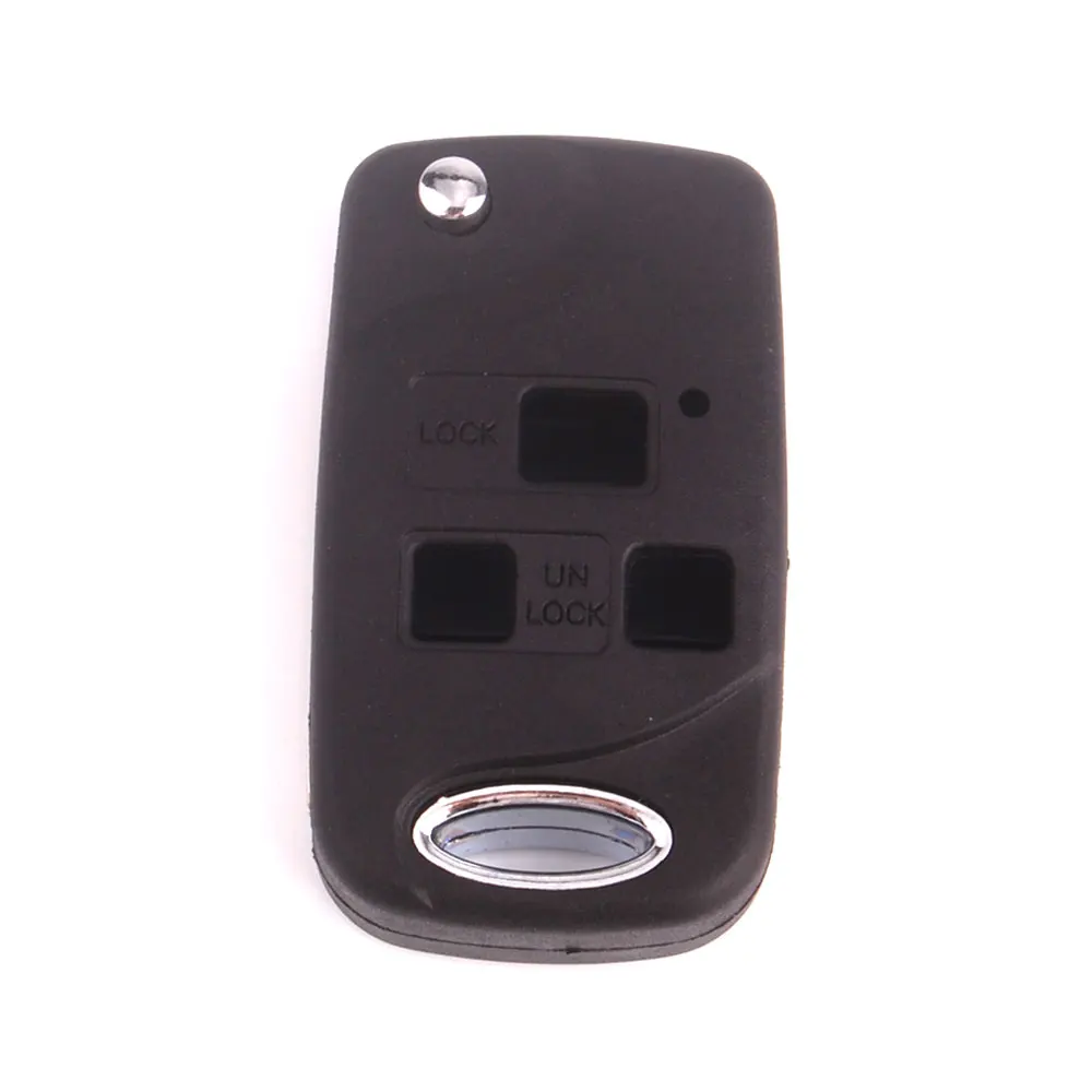 Барбекю@ FUKA дистанционный флип складной ключ оболочки чехол Fob 3 кнопки подходит для Lexus ES RX LX GS IS GX LS