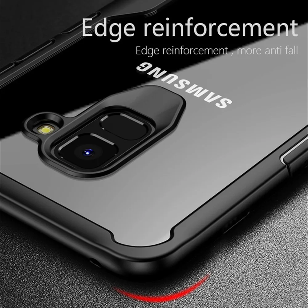 Силиконовый противоударный чехол для samsung Galaxy S10 Lite S8 S9 Plus S7 Edge прозрачная задняя крышка для samsung Note 8 9 чехол Funda
