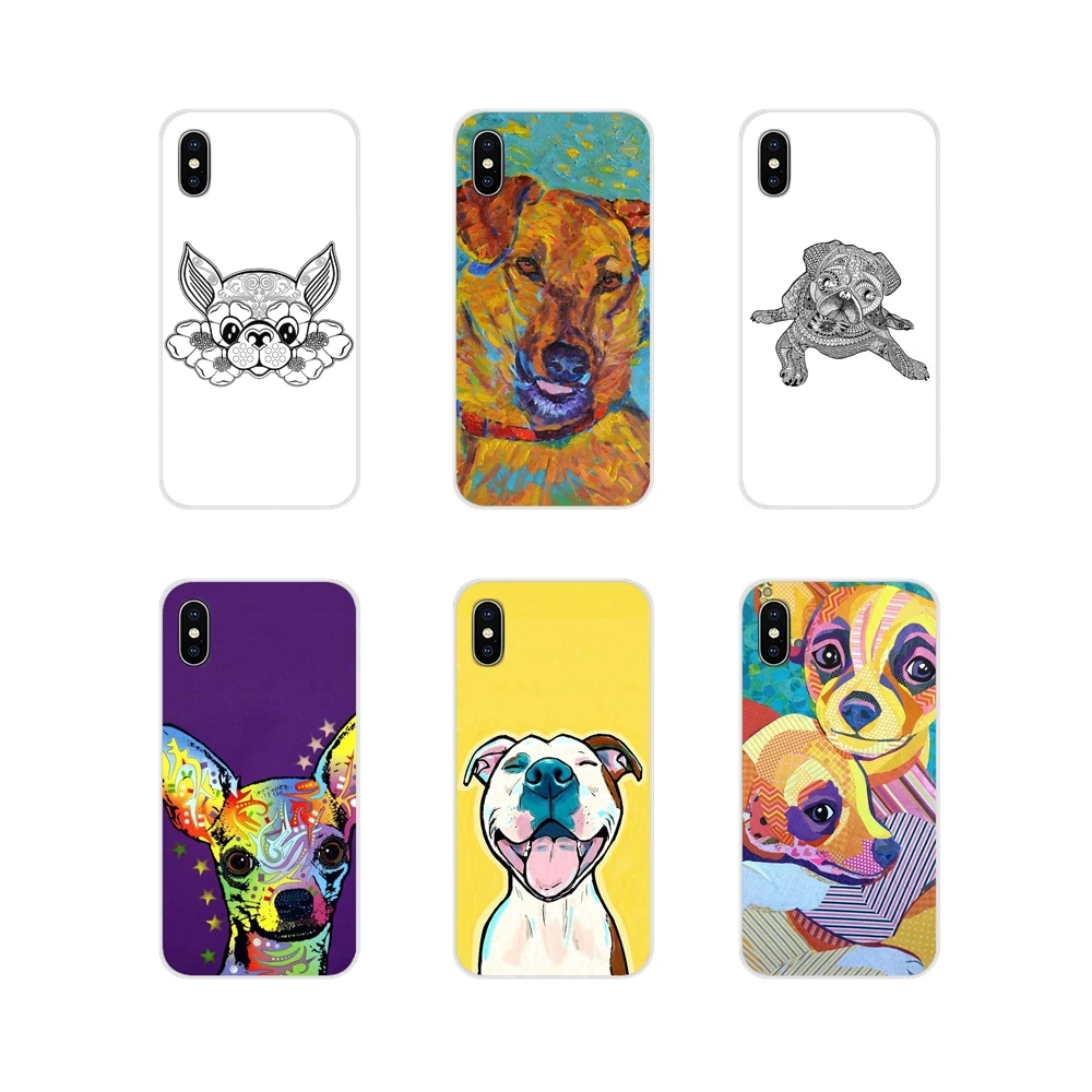 

For Huawei G7 G8 P7 P8 P9 P10 P20 P30 Lite Mini Pro P Smart Plus 2017 2018 2019 Polynesian Chihuahua Silicone Phone Cases Covers