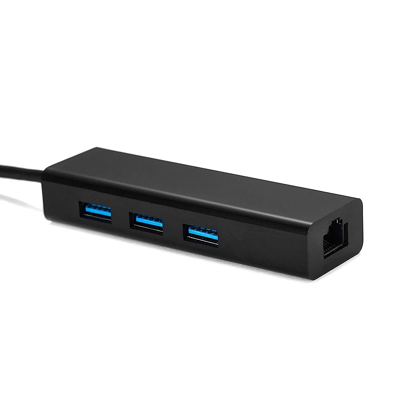 Адаптер Usb 3,0 для Rj45 Gigabit Lan с 3 портами usb-хаб 3,0