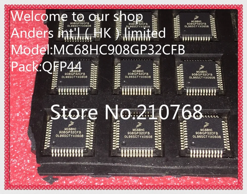 

100% new original MC68HC908GP32CFBE MC68HC908GP32CFB MC908GP32CFBE MC908GP32CFB MC908GP32 TQFP44