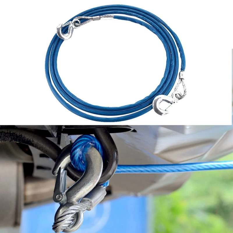 1.5 طن 4 M سحب سحب سحب حبل حزام الثقيلة الطريق الانتعاش سيارة فان سلك حبل