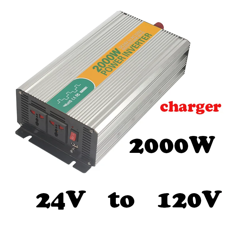 2000 Вт 24-120 В Инвертор для домашнего применения 2KVA инвертор постоянного тока в