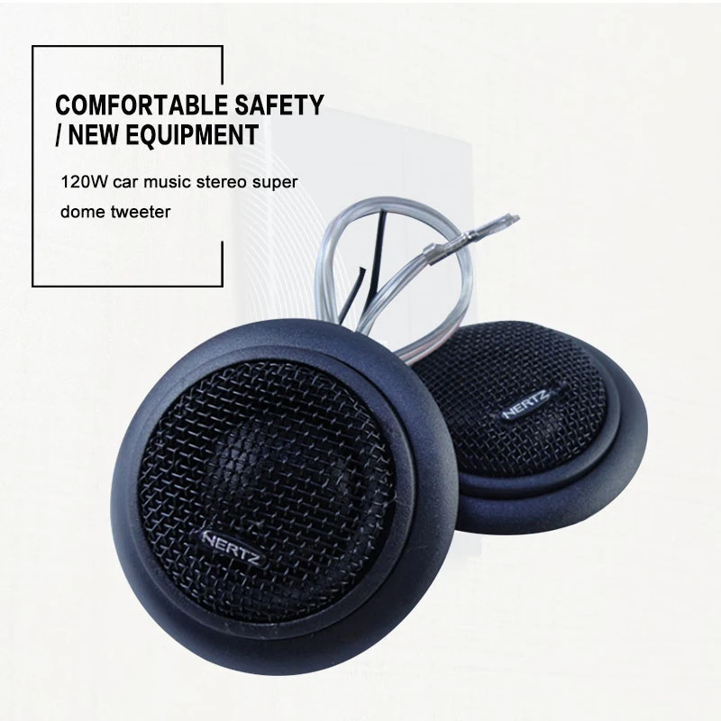 Componente de altavoz de alta potencia 120 W Domo Tweeter altavoz de coche divisor cruzado vehículo Auto coche música estéreo Haut Parleur Voiture Componente de altavoz de alta potencia 120 W Domo Tweeter altavoz de coche divisor cruzado vehículo Auto coche música estéreo Haut Parleur Voiture