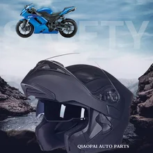 Мужская мотоциклетный шлем двойной линзы флип анфас moto шлем защитный шлем анти ультрафиолетового шлем мотокросс motorhelm