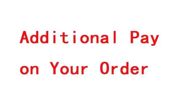 

Additional pay on your order 0.01 dollar