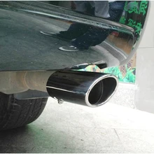 2003-2009 для Toyota Prado FJ120 Land Cruiser Нержавеющая сталь наконечник на глушетель выхлопной трубы 2003 2004 2005 2006 2007 2008 2009