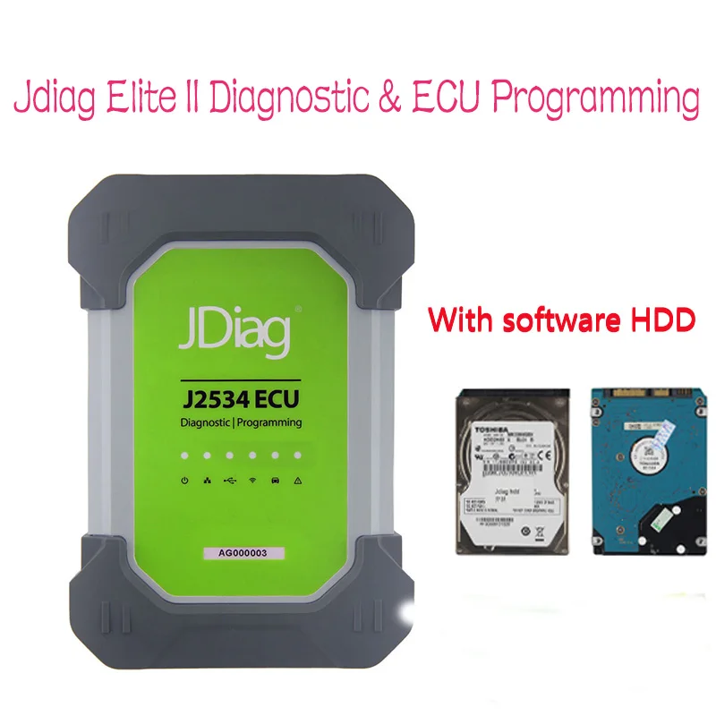 Оригинальный диагностический инструмент JDiag для Benz WIFI и программируемый ECU Elite II