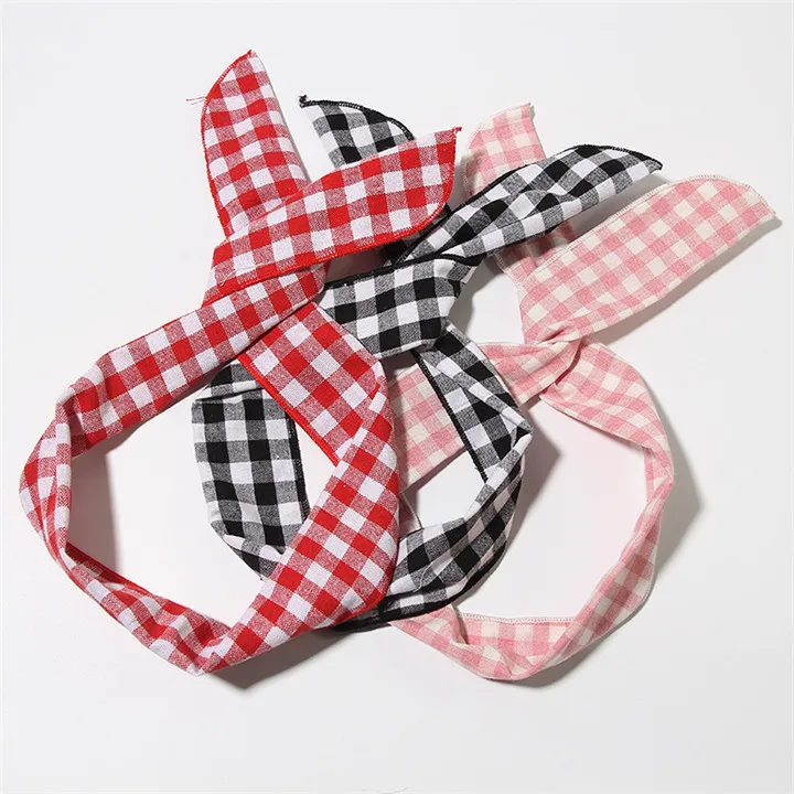 7 Hair Accessories For Women Fashion Jewelry Metal Wire Headband Headwear Rabbit Ear Hairband Fabric Hairwrap Bowknot Headband