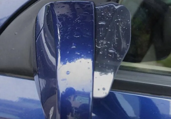 Car Rear View Mirror Sticker Rain Eyebrow Weatherstrip Auto Mirror Rain Shield Shade Cover 2PCS Car styling
