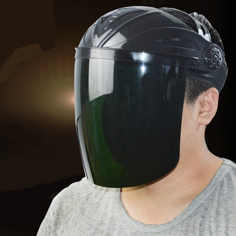 JAISATI полностью автоматическая затемнение флип Сварка полное лицо гарнитура PC маска