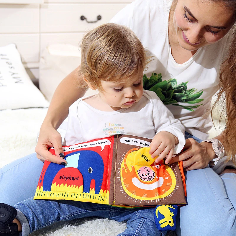 

Baby Cloth Books Early Learning Education Toy Mother And Baby Story Quiet Books Baby Sensory Development Toy