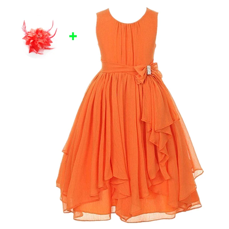 Teenage Party Dresses 3 13 Year Olds Pink Flowers Princess Girls