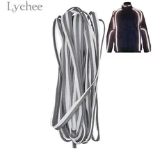 Lychee Life яркие Серебристые Светоотражающие швейные принадлежности полоска кант ткань Швейное Ремесло «сделай сам» материал для сумок одежды