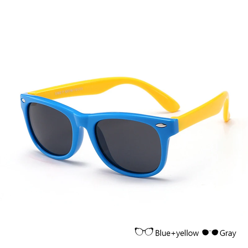 Детские солнцезащитные очки мальчики девочки безопасности солнцезащитные очки подарок для детей Baby UV400 Gafas - Цвет линз: F
