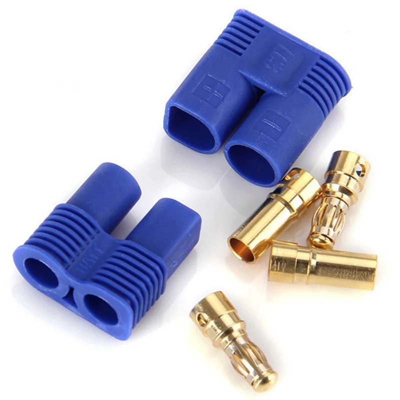 

10 Pairs 3.5mm Male/Female EC3 Style Connector Gold Bullet Plug