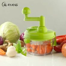 

4YANG Manual Mandoline Vegetable Cutter Multi Functional Fruit Vegetable Cutter High Quality Vegetable Salad Cooking Gadget