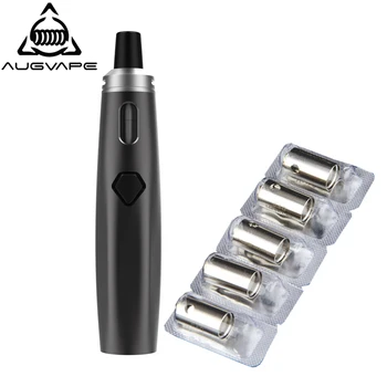 

Augvape AIO Ego Vape Pen With 5pcs Coils Built-in 1500mAh 30W 0.6ohm Single Coil With LED Indicator Electronic Cigarette Kits