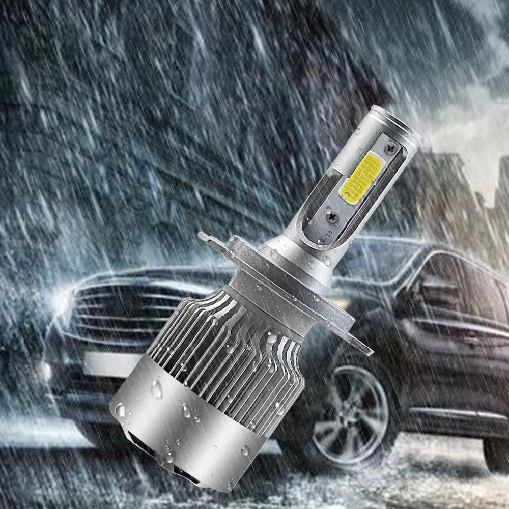 2 шт. Автомобильные светодиодные лампы H7 H4 H1 H3 H8 H9 H11 9005 9006 880 H27|headlight h7 led|led h4h27 led lamp |