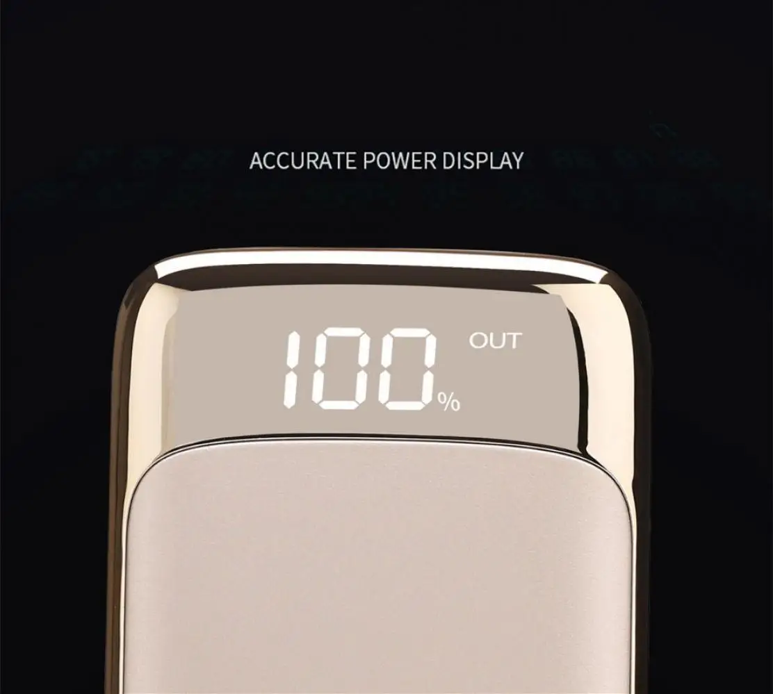 

20000mAh Dual USB Led Power Bank External Battery Portable Mobile Phone Charger 18650 Powerbanck for Xiaomi iPhone X Note 8