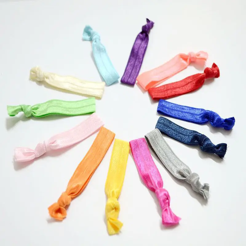 Buy 10pcs Girl Elastic Bracelets Knot Rubber Band Hair