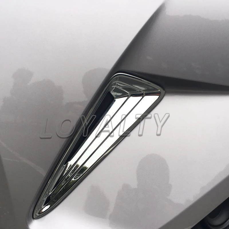 Loyalty for Toyota C-HR CHR C HR Front Bumper Side Grille Cover Trim ABS Chrome Car Accessories Styling