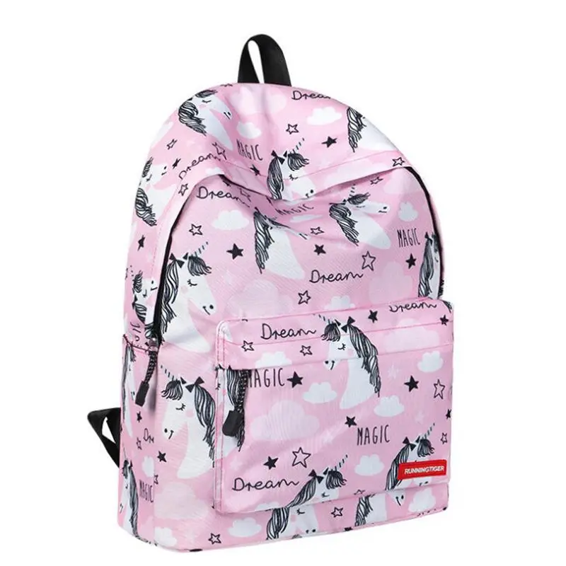 Модный рюкзак с единорогом, женская сумка, Mochila, школьный рюкзак, школьные сумки для девочек-подростков, сумка для путешествий, Bolsa Feminina