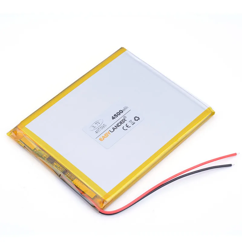 407595 4500mAH 3.7V Li ion Tablet pc battery For 7,8,9 inch tablet PC