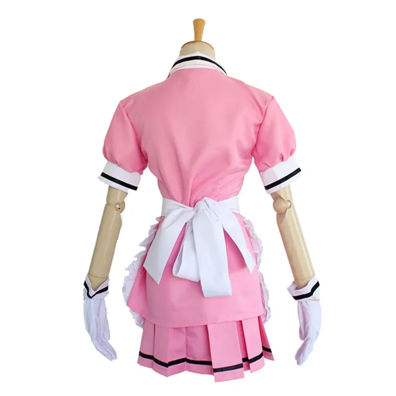 Sakuranomiya Maika костюмы для косплея японского аниме смесь S розовый горничной одежда
